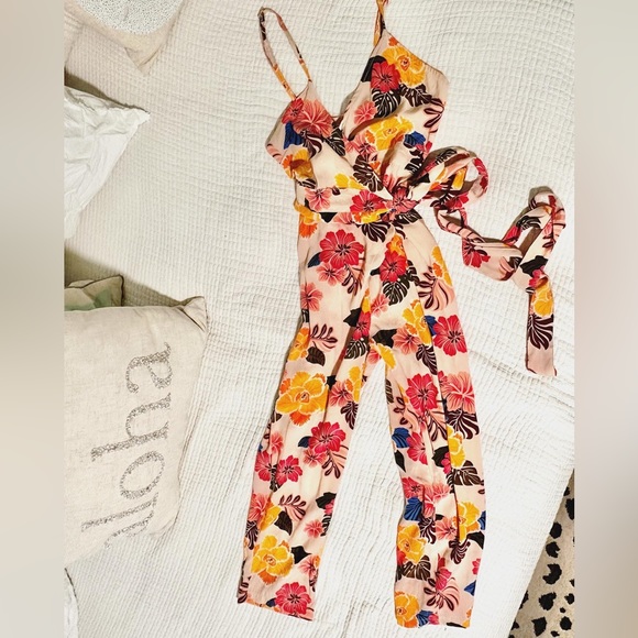 Acacia Silk Brentwood Jumpsuit - Picture 2 of 3